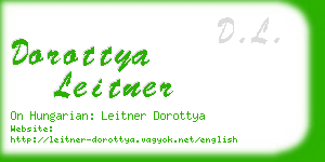 dorottya leitner business card